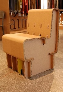 cartboard chair